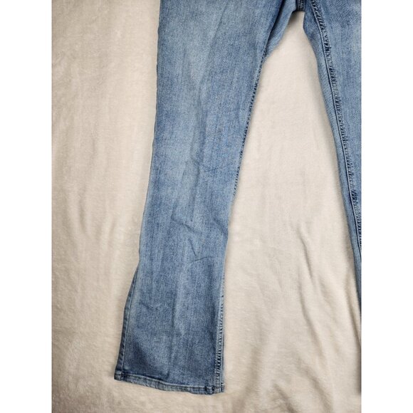 Silver Jeans Womens 32"x30.5" Elyse Slim Boot Cut Pants Stretch Blue Denim - Picture 3 of 16